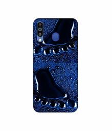 Amazon Brand - Solimo Designer Foot Impression 3D Printed Hard Back Case Mobile Cover for Samsung Galaxy M21