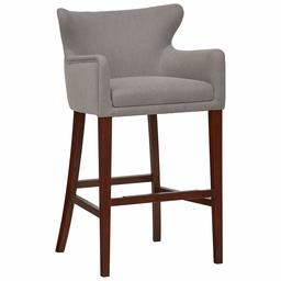 Amazon Brand – Stone & Beam Wickstrom Upholstered Bar Stool with Arms, 41