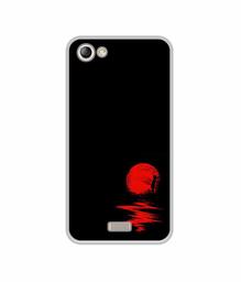 Amazon Brand - Solimo Designer Red Moon UV Printed Soft Back Case Mobile Cover for Lyf Water 11