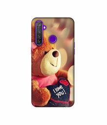 Amazon Brand - Solimo Designer Teddy Bear 3D Printed Hard Back Case Mobile Cover for Realme 5 Pro