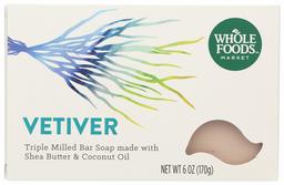 Whole Foods Market, Triple Milled Soap, Vetiver, 6 oz