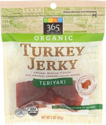 365 Everyday Value, Organic Turkey Jerky, Teriyaki Flavor, 3 oz