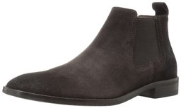 206 Collective Amazon Brand Men's Capitol Ankle Chelsea Boot, Chocolate Brown Burnish, 9 D US