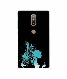 Amazon Brand - Solimo Designer Lady Vector N 3D Printed Hard Back Case Mobile Cover for Lenovo Phab2 Plus