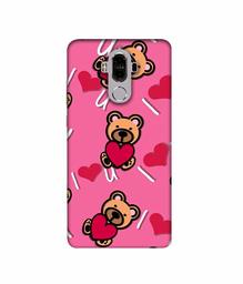 Amazon Brand - Solimo Designer Heart Holding Bear 3D Printed Hard Back Case Mobile Cover for Huawei Mate 9