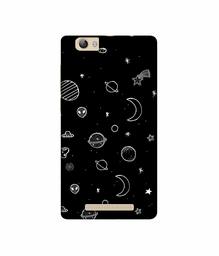 Amazon Brand - Solimo Designer Solar System UV Printed Soft Back Case Mobile Cover for Lava A97