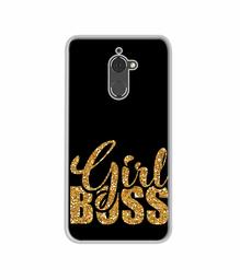 Amazon Brand - Solimo Designer Sparkle Girl Boss UV Printed Soft Back Case Mobile Cover for Coolpad Note 5 Lite