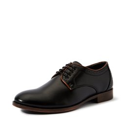 Amazon Brand - Symbol Men's Black Formal Derby Shoes - 10 UK/India (44 EU)(AZ-KY-79A)