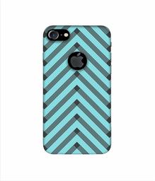 Amazon Brand - Solimo Designer Texture 3D Printed Hard Back Case Mobile Cover for Apple iPhone 7 (with Logo Cut)