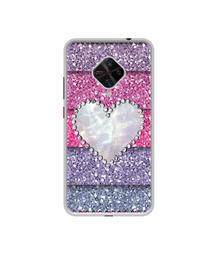 Amazon Brand - Solimo Designer Stone Heart UV Printed Soft Back Case Mobile Cover for Vivo S1 Pro