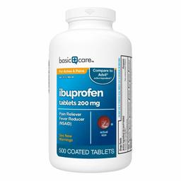 Basic Care Ibuprofen Tablets 500 Count