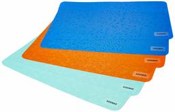 Amazon Brand - Solimo PVC Fridge Multipurpose Mat, Diamonds, Set of 6, Red, Blue and Green