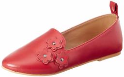 Amazon Brand - Symbol Women's Red Ballet Flats-6 UK (39 EU) (9 US) (SYM-WS-002)