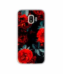 Amazon Brand - Solimo Designer Rose Photography UV Printed Soft Back Case Mobile Cover for Samsung Galaxy J4