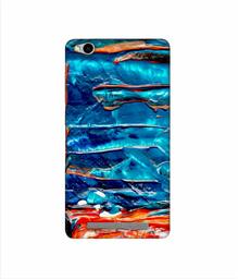 Amazon Brand - Solimo Designer Blue Oil Color 3D Printed Hard Back Case Mobile Cover for Xiaomi Redmi 3S