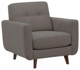 Amazon Brand – Rivet Sloane Mid-Century Modern Armchair with Tapered Legs, 32.7