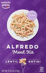 Wickedly Prime Lentil Pasta Meal, Alfredo, 9.52oz