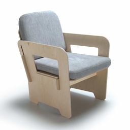 Movian Ruby Accent Chair - Light Grey