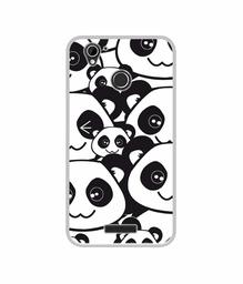 Amazon Brand - Solimo Designer Panda Texture UV Printed Soft Back Case Mobile Cover for Lyf Water 7S