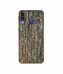 Amazon Brand - Solimo Designer Line Texture on Wall 3D Printed Hard Back Case Mobile Cover for Samsung Galaxy M21