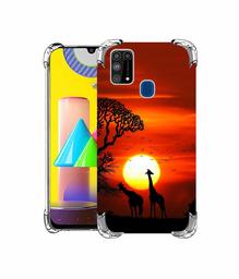 Amazon Brand - Solimo Designer Sunshade UV Printed Soft Back Case Mobile Cover for Samsung Galaxy M31