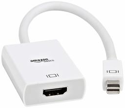 AmazonBasics Mini DisplayPort (Thunderbolt) auf HDMI Adapter (erneuert) Weiß weiß 1-Pack