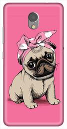 Amazon Brand - Solimo Designer Pug Design 3D Printed Hard Back Case Mobile Cover for Lenovo P2