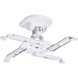 AmazonBasics Tilting Projector Bracket Mount for Ceiling and Wall, 15 kg / 33lbs Capacity, White