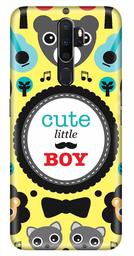 Amazon Brand - Solimo Designer Cute Little Boy Pattern 3D Printed Hard Back Case Mobile Cover for Oppo A5 (2020)