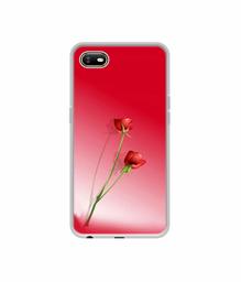 Amazon Brand - Solimo Designer Red Roses UV Printed Soft Back Case Mobile Cover for Oppo A1K