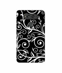 Amazon Brand - Solimo Designer Flower Patterns 3D Printed Hard Back Case Mobile Cover for LG V20