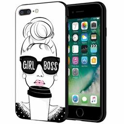 Amazon Brand - Solimo Designer Girl Boss Printed Hard Back Case Mobile Cover for Apple iPhone 8 Plus / 7 Plus (D1228)