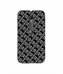 Amazon Brand - Solimo Designer White Pattern 3D Printed Hard Back Case Mobile Cover for Motorola Moto G 3rd Generation