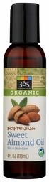 365 Everyday Value, Organic Sweet Almond Oil, 4 oz