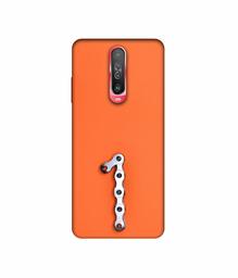 Amazon Brand - Solimo Designer Number One 3D Printed Hard Back Case Mobile Cover for Poco X2 / Mi Redmi K30