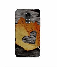 Amazon Brand - Solimo Designer Leaf with Heart Cut 3D Printed Hard Back Case Mobile Cover for Coolpad Note 3 Lite