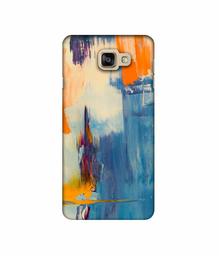 Amazon Brand - Solimo Designer Multicolor Brush Texture 3D Printed Hard Back Case Mobile Cover for Samsung Galaxy A9 Pro