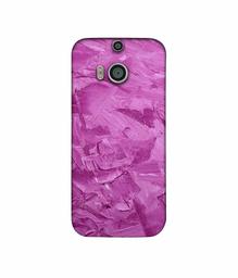 Amazon Brand - Solimo Designer Pink Paint 3D Printed Hard Back Case Mobile Cover for HTC One M8