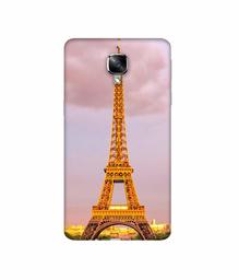 Amazon Brand - Solimo Designer Eiffel Tower Paris 3D Printed Hard Back Case Mobile Cover for OnePlus 3 / OnePlus 3T