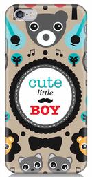 Amazon Brand - Solimo Designer Cute Little Boy Pattern 3D Printed Hard Back Case Mobile Cover for Apple iPhone 6s