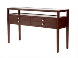 Pinzon Cress Birch Console, Dark Wenge