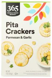 365 Everyday Value, Pita Cracker, Parmesan & Garlic, 5 oz