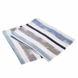 AmazonBasics Premium Microfiber Pillowcases, 2-Pack - 50 x 80 cm, Coastal Stripe