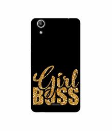 Amazon Brand - Solimo Designer Sparkle Girl Boss 3D Printed Hard Back Case Mobile Cover for Micromax Canvas Selfie 2 Q340