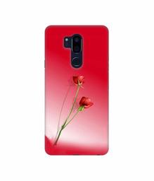 Amazon Brand - Solimo Designer Red Roses 3D Printed Hard Back Case Mobile Cover for LG G7 ThinQ