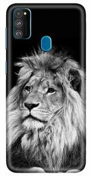 Amazon Brand - Solimo Designer Lion Design 3D Printed Hard Back Case Mobile Cover for Samsung Galaxy M21 / M30s