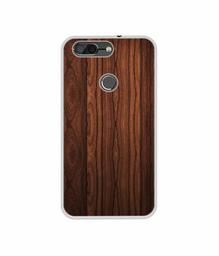 Amazon Brand - Solimo Designer Wooden Texture UV Printed Soft Back Case Mobile Cover for InFocus Vision 3 Pro