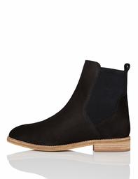 find. Women's Andy-03w4-012 Chelsea Boots, Black Black Nubuk, 10