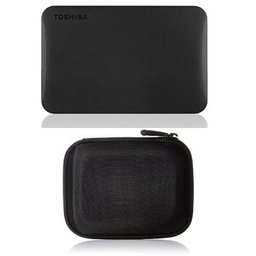 Toshiba Canvio Ready External Hard Drive, 6.4 cm, 500 GB, USB 3.0, Black