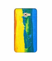 Amazon Brand - Solimo Designer Multicolor Line Color On Canvas 3D Printed Hard Back Case Mobile Cover for Samsung Galaxy C7 Pro